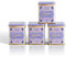 Leone seit 1857 - Dose Pastiglie Leone Violetta - Bonbons mit Veilchengeschmack, glutenfrei und vegan - 4 Dosen zu je 30g (4 x 30g)