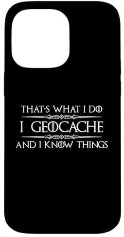 Regali di geocaching | I Geocache e so cose divertenti GPS Custodia per iPhone 14 Pro Max