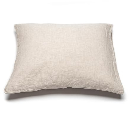 LinenMe Kissenbezug 65x65 - Luxuriöser 100% Leinen Kopfkissenbezug - Antiallergisch - Pillow Case