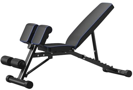 Bakre förlängningsbänk Bänkpress Viktbänk Multifunktionell Hantel Bänkpress Hyperextension Roman Chair Ab Träningsutrustning för hemmagym Belastningar 880lbs
