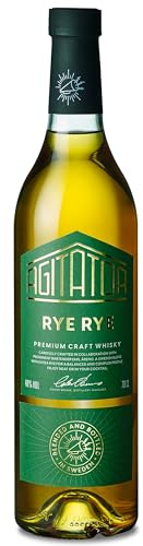 AGITATOR Rye Rye | Schwedischer Blended Whiskey 70cl | 40% vol | Kombination aus Bourbon, Virgin Oak, Sherry und Kastanie | Süßes Aroma | Geröstete Nüsse | Roggen| Karamell | gerösteter Kaffee