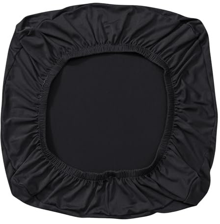 Black Office Chair Covers Elastic Removable Chair Cushion Protector Washable Seat Sleeve Full Wrap Computer Seat Cushion Cover Stretch Anti-Slip Desk Slipcovers for Rotating,Armrests,Swivel,Game Chair
