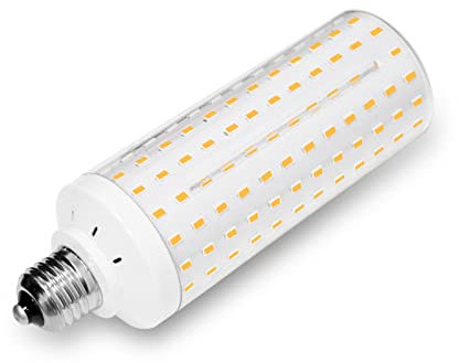 TRIJZHOU 30W Superhelle Mais Licht E27/E40 LED Glühbirnen Ersetzt 300Watt, Warmweiß 3000K, 3680 Lumen Leuchtmittel, AC100-265V, 360°Abstrahwinkel, Nicht Dimmbar, für Garage Büro Hof 1 Stück