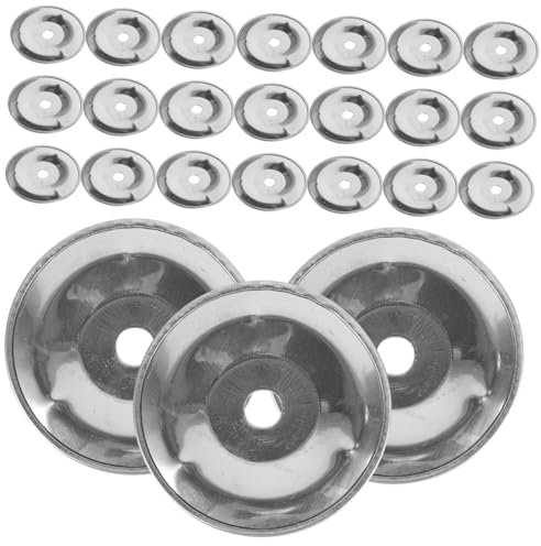 SECFOU 50 Stück Tragbare Jazz-schlagzeugbecken Metall-schlagzeug-crashbecken Übungs-schlagzeugbecken Kompakt Und Langlebig