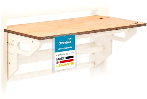 Skandika Plateau de Table Vira | Plateau de Table en Bois Massif, Accessoire pour Espalier et Barre de Traction, fabriqué en Allemagne | Table de Travail pour Bureau à Domicile (Naturel)