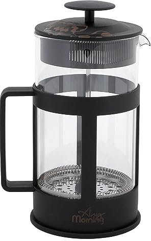 Any Morning Cafetiere - French Press for Coffee and Herbal Teapot Stainless Steel Pot for Coffee, Herb and Fruit Teapot 350 ml