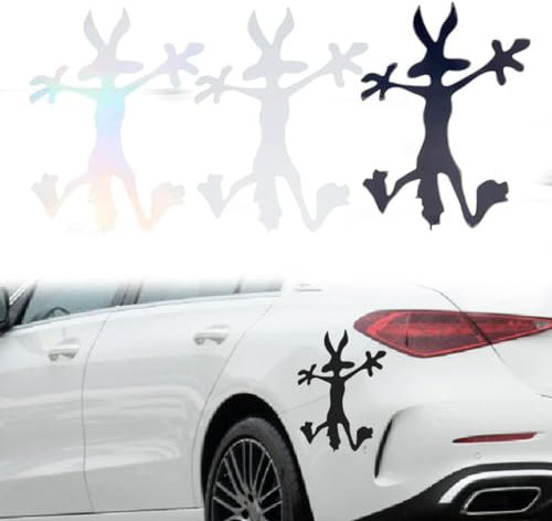 3 Pezzi Decal Riflettente Fix Car Decal Sticker Graphic Decalcomania per Auto per Finestrini Dell'Auto Laptop Bagagli