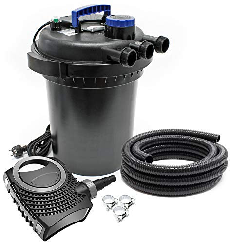 SunSun CPF-180 SET 6000l 11W UVC NEO3800 Bomba Manguera Set de filtro para estanque