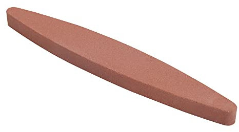 IHIGOGOFA Pietra per Affilare Grinta 180, Fusiforme Affilatrice per Coltelli 23 cm, Affilatura Pietra per Attrezzi da Giardino Coltelli da Cucina Scalpelli Asce (Rosso)