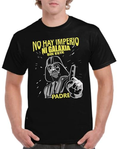 the Fan Tee Camiseta de Hombre Dia del Padre Papa Darth Vader Galaxia Friki 017