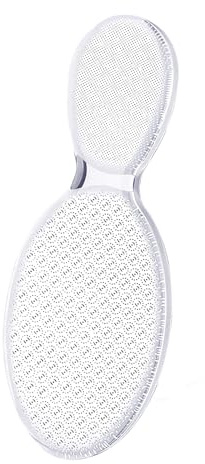BOGEEL Lima de pie de cristal, removedor de callos para pies, pedicura y exfoliantes de piel áspera, lima de cuidado de talón de dos caras para mujeres y hombres
