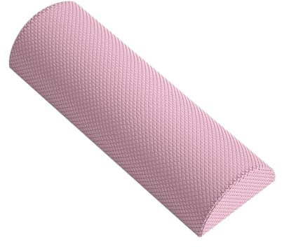 Demi-rouleau En Mousse – Rouleau D'exercice D'étirement Du Dos, Outil De Massage Musculaire Et De Récupération | Équipement D'entraînement Yoga Pilates | Accessoire De Remise En Forme De Rééducation S