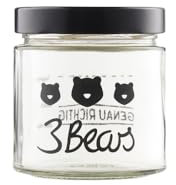 3Bears Frühstücks-Glas für echte Porridge Lover | Overnight Oat Glas für ein leckeres & schnelles Frühstück | Mit praktischer Markierung zum Abmessen für deine perfekten Oats