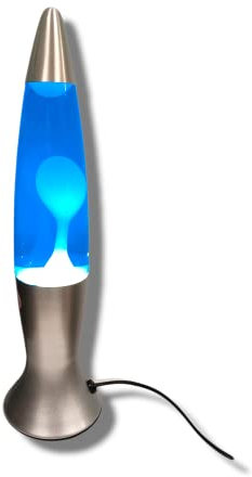 SIGNES GRIMALT 83627 Lavalampe, 40 cm, Blau-Weiß