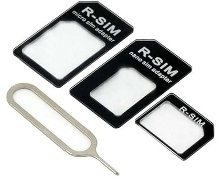 Adaptateur de Carte SIM 3 en 1 pour Samsung Galaxy A52 Smartphone Micro-SIM Nano-SIM Universel