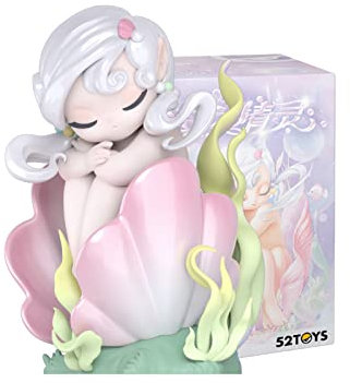 52TOYS Zufällige Figurine Sleep Elf of Sea, Chibi Sammel Figur 3 Inch für Tisch Dekoration, Mini Spielzeug Geschenk für Geburtstag, Party