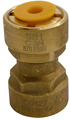 Supplying Demand SB1 3/4 Inch Quick Connect HVAC Brass Coupler Fitting