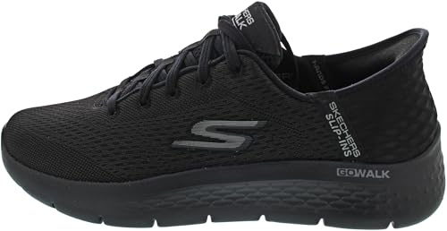 Skechers Go Walk Flex Baskets pour Homme, Textile synthétique Noir, 42 EU