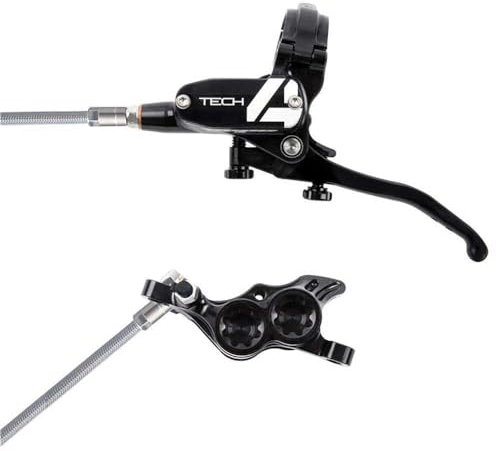 Hope Tech 4 E4 Braided Scheibenbremse Hinten PM ohne Bremsscheibe schwarz