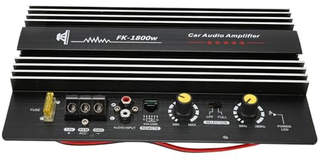 Carte d'amplificateur Audio de voiture haute puissance, panneau d'ampli de basse puissant 12V 1800W, panneau d'ampli stéréo automobile pour voiture