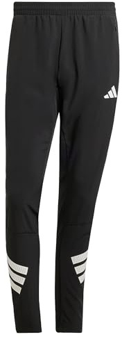 adidas Men's Icon 3-Streifen Woven Hose Black/White L