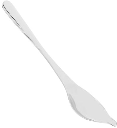 UKCOCO Cucchiaio Da Salsa in Acciaio Inossidabile Matita Artistica Per La Placcatura Della Salsa Cucchiaio Da Disegno Matita in Crema Fondente Argento Acciaio Inossidabile 304