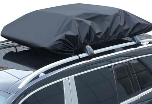 Cubierta Impermeable Universal para Baca De Coche - Protector De Equipaje De Poliéster | con Cordón para Protección contra Lluvia Sol Y Polvo | para SUV Sedán Viaje Y Campamento