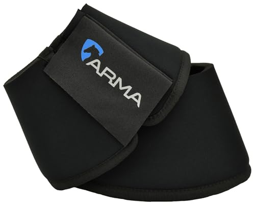 Shires Arma Neoprene Over Reach Boots - Black Extra Full