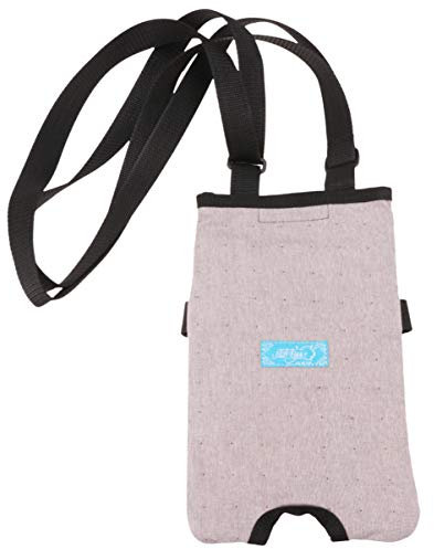 Milisten Urinbeutel Tasche Drainagebeutel Pflege Gallendrainagebeutel 1000ml Tragbar Notfall Taschen Grau Outdoor Im Freien Rollstuhl Ältere Menschen Patienten