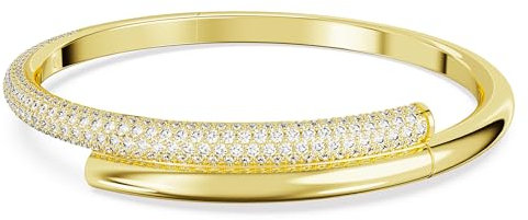 Swarovski Dextera Armreif, Vergoldetes Damenarmband mit Strahlenden Swarovski Kristallen