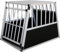 Gegaden Hundebox Transportbox Hundetransportbox |L 65 x B 86 x H 69 cm| Alu Reisebox Gitterbox Box