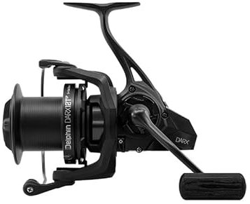 Delphin DARX 12T, Karpfenangelrolle, 12000, Frontbremse, Schwarz matt