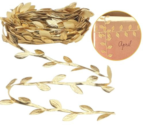 10M Guirlande Artificielle de Feuilles Garniture Ruban, Couronne de Laurier et Vignes Artificielles Ruban Faux Lierre Guirlande De Feuilles de Vigne pour Bricolage Artisanat Décoration Mariage et Fête