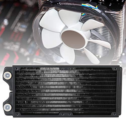 Heatsink 120mm / 240mm / 360mm Heat Exchanger 12-Pipe Water Cooling Liquid Black Copper Radiator for Beauty Equipment (240mm)