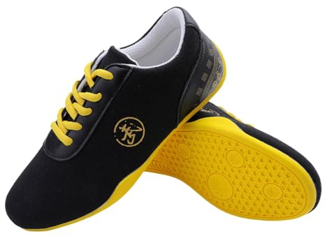 Kraftpaid Scarpe Taichi Kong Fu,Scarpe per Arti Marziali,Scarpe Sportive da,Allenamento,Comfort,Resistente all'Usura Leggero,per Tai Chi Kung Fu,per Arti Marziali,Wushu,Shaolin,Qigong.