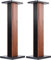 Suuiwau 36 inch(90cm) Wood Grain Speaker Stands Universal Speaker Stands Floor Pair Heavy Duty Surround Sound Studio Monitor Stand for Home Theaters with Sand Filling Tuning Function
