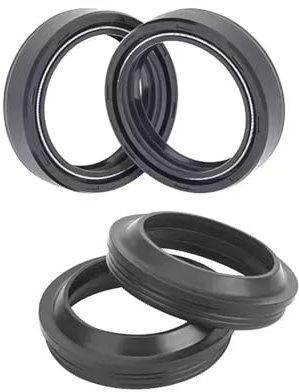 Retenes de retén de aceite for eje de amortiguador de horquilla delantera (30 x 42 x 10,5) 30 x 42 (cubierta antipolvo) for LF125 LF EARTH DRAGON 125 LF125GY-3 2007(2pc Seal 2pc Cover)