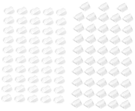 Sharplace 98 Pezzi Segnaposto Cavalierino da Tavolo Portafoto Espositore per Menu E Porta Etichette con Base Piatta Stabile Adatto per Ristoranti Negozi Ed Eve