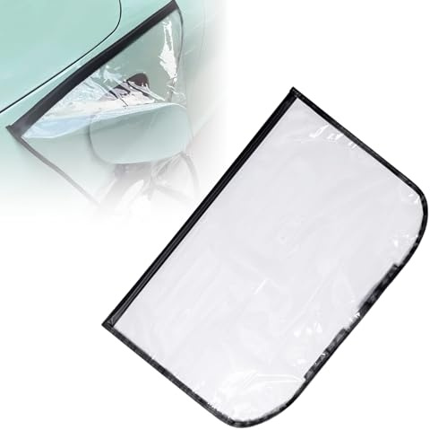 Car Charging Port Rain Cover,Waterproof EV Charging Ports Covers Magnetic Adsorption Plug Rainproof Cloth,Winter Snow Rain UV All Weather Protection,for All Steel-Bodied Electric Vehicles (Black)