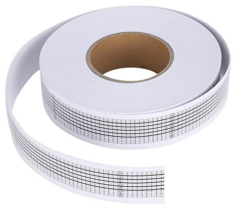 Eminchu Tomma Pappersremsor för Musikdosa 50 M Längd Idealisk för Musikälskare och Gör-det-själv-projekt (15-tons blank papperstejp [50 meter full rulle])
