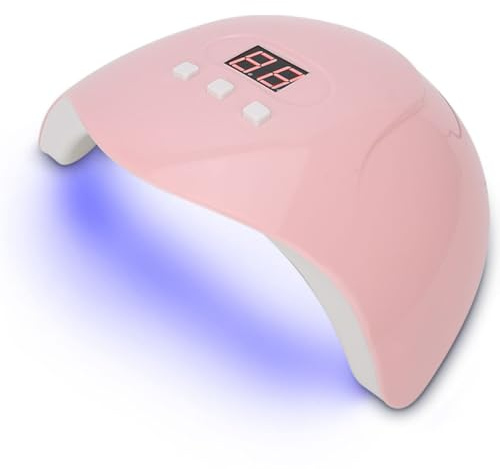 UV LED nagellampa, 54W nageltork gel nagellack LED UV-ljushärdningslampa Professionellt nagelkonstmanikyrverktyg med 3s 6s 9s timerinställning (1#)