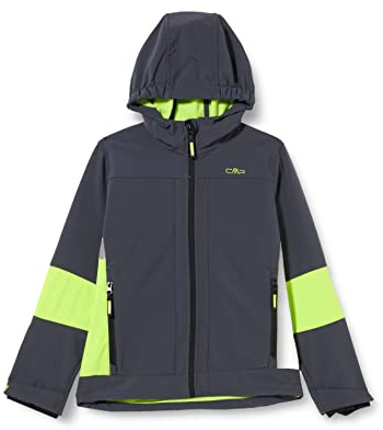CMP Giacca In Softshell da Bambini, Titanio-Acido, 176