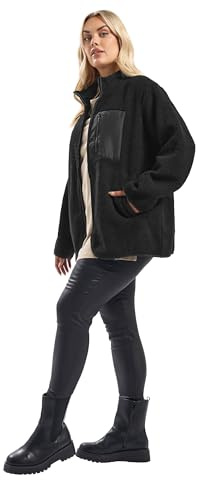 Yours Curve Pocket Fleece Jacket - Women's - Plus Size Curve