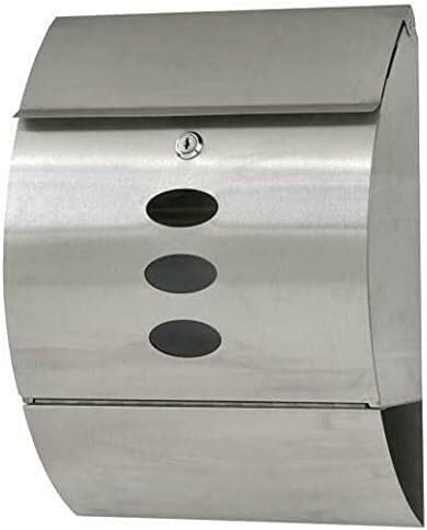 Langlebiger, an der Wand montierter, abschließbarer Briefkasten, Briefkasten, Zeitungsrolle, Briefkasten, Stangen, Briefkasten mit Post, Briefkastennummern, Briefkasten, Briefkästen für draußen,