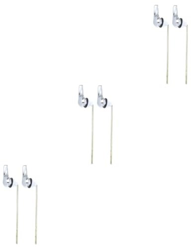 HOMSFOU 6 Pièces Clé De Toilette Accessoire De Réservoir De Toilette Leviers De Chasse D'eau Accessoires Leviers Affleurants Levier De Poignée De Toilette Toilettes Cas D'eau Le Fer