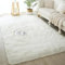 AIMECO Hochflor Teppich Wohnzimmer Carpet 80X150cm Anti-Rutsch Extra Große Teppiche Schlafzimmer flauschig Teppiche Matte Teppichen Mädchen Schlafzimmer und Kinderzimmer.Weiß (Beige)