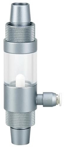 MiOYOOW Difusor Externo de CO2, atomizador de Burbujas de CO2 metálico para acuarios, refinador de dióxido de Carbono a Prueba de Fugas para Uso Exterior en acuarios, 12/12 mm, 16/16 mm, 20/20 mm