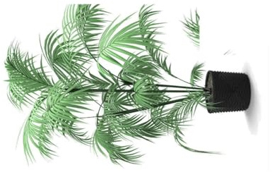 Simulation de plantes vertes en pot autocollants muraux pour chambre à coucher salon décoration murale décalcomanie