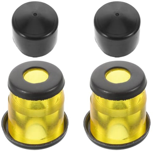Housoutil Bushings Skateboard Amortisseur de Skateboard Plastique PU Jaune Absorption des Vibrations Protection Outdoor Quotidiens