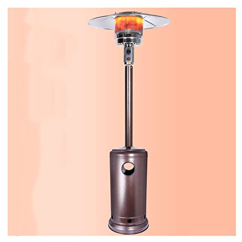 chauffage de terrasse Ménage Parapluie Liquide gaz de pétrole Chauffage Cuisinière Intérieur Grilling Poêle Chauffage au sol Couleur: A)